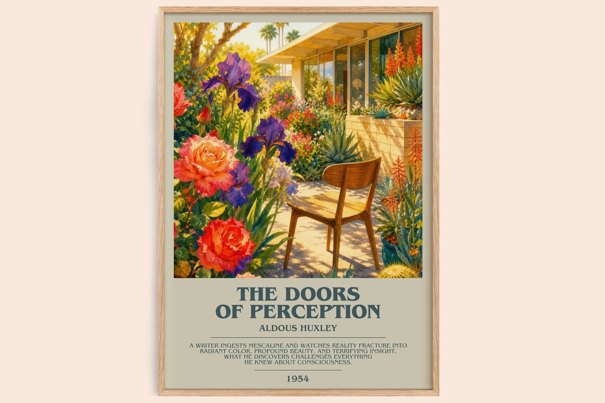 The Doors Of Perception Bookish Wall Art by Aldous Huxley