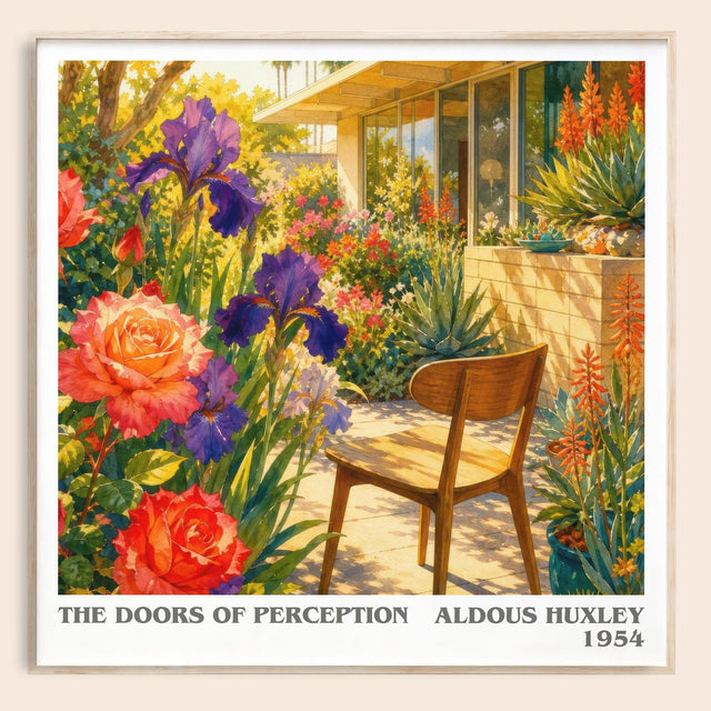 The Doors Of Perception Literary Art Print by Aldous Huxley
