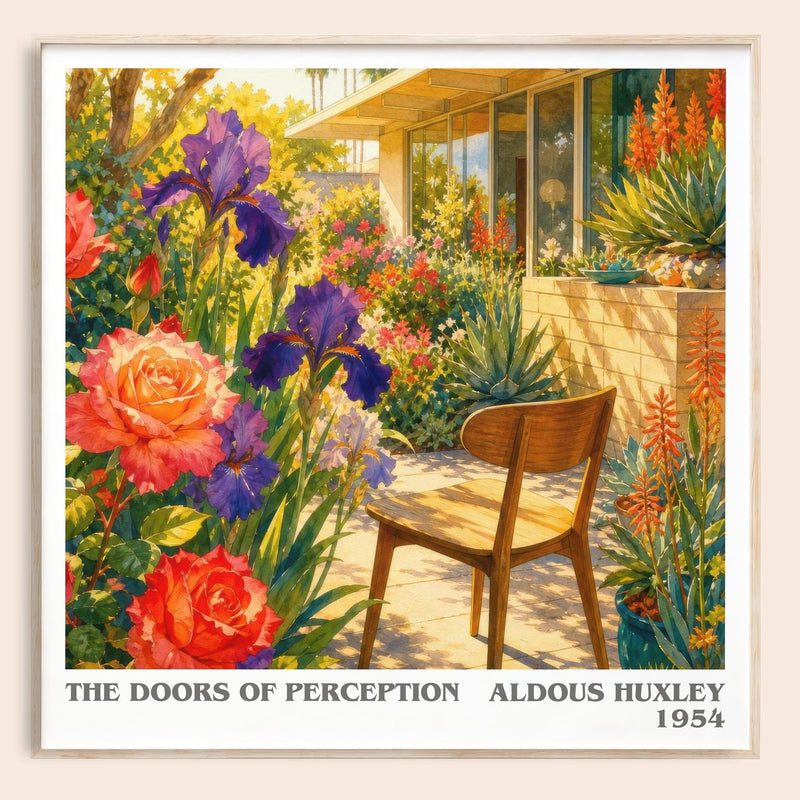 The Doors Of Perception Literary Art Print by Aldous Huxley