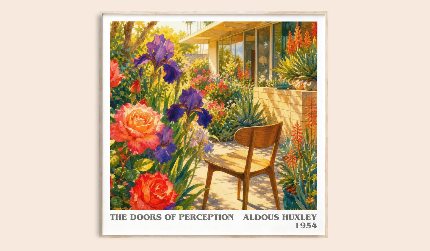 The Doors Of Perception Literary Art Print by Aldous Huxley
