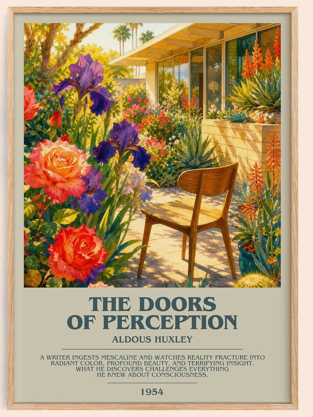 The Doors Of Perception Bookish Wall Art by Aldous Huxley