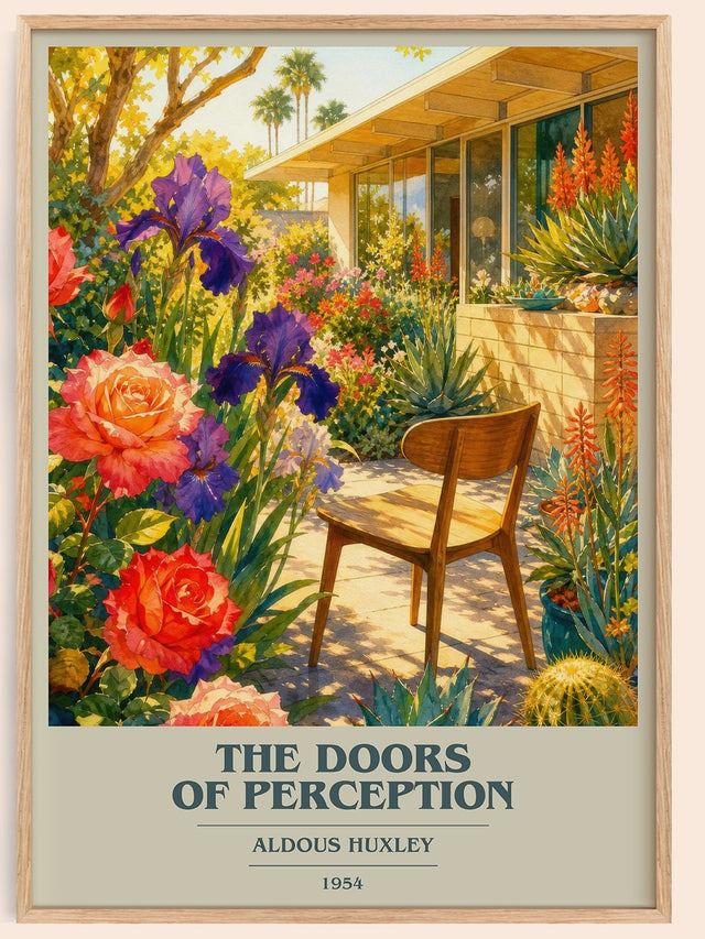 The Doors Of Perception Book Cover Poster by Aldous Huxley