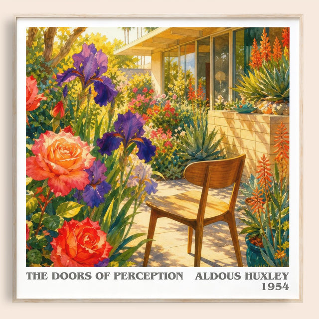 The Doors Of Perception Literary Art Print by Aldous Huxley
