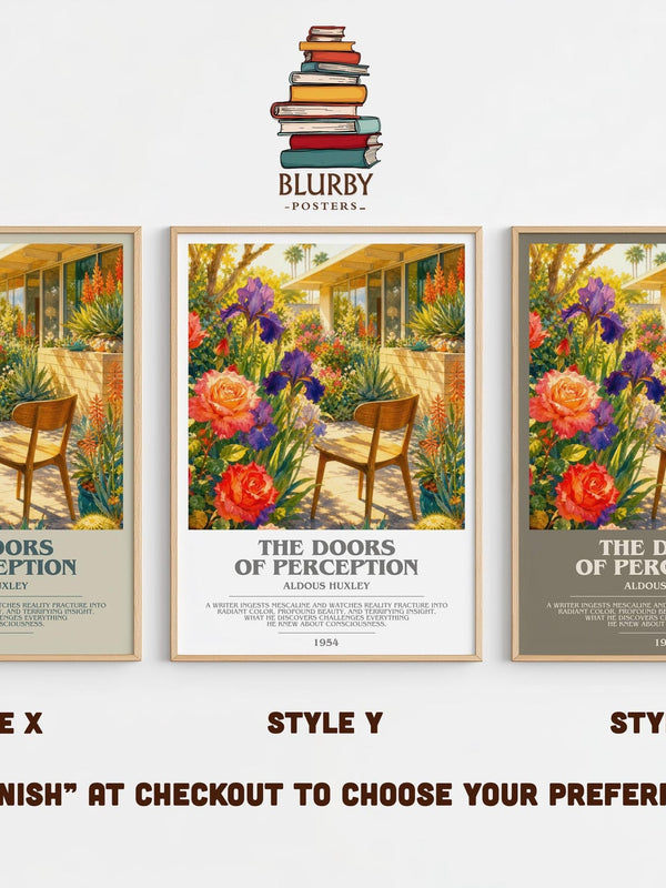 The Doors Of Perception Bookish Wall Art by Aldous Huxley
