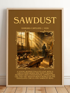 Sawdust Minimalist Book Poster by Barbara Cartland – image 2
