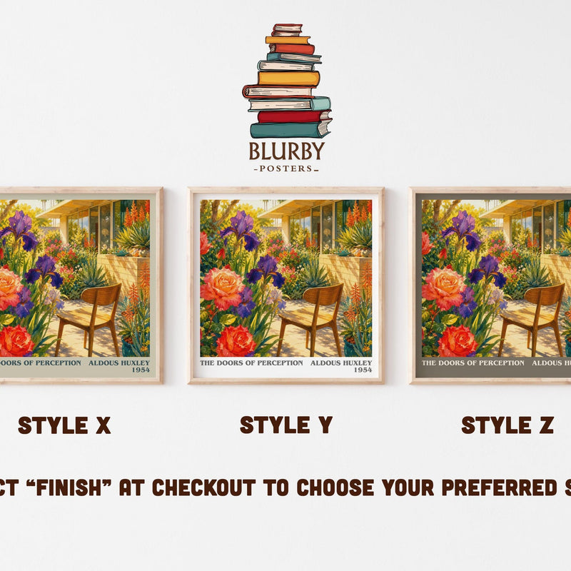 The Doors Of Perception Literary Art Print by Aldous Huxley