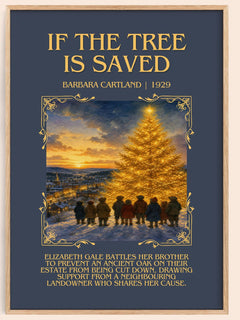 If The Tree Is Saved Minimalist Book Poster by Barbara Cartland – image 1