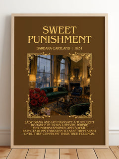Sweet Punishment Minimalist Book Poster by Barbara Cartland – image 2