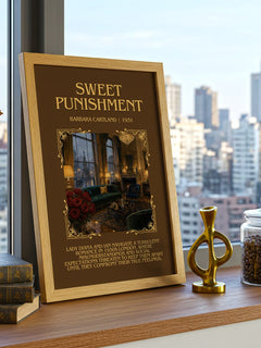 Sweet Punishment Minimalist Book Poster by Barbara Cartland – image 3