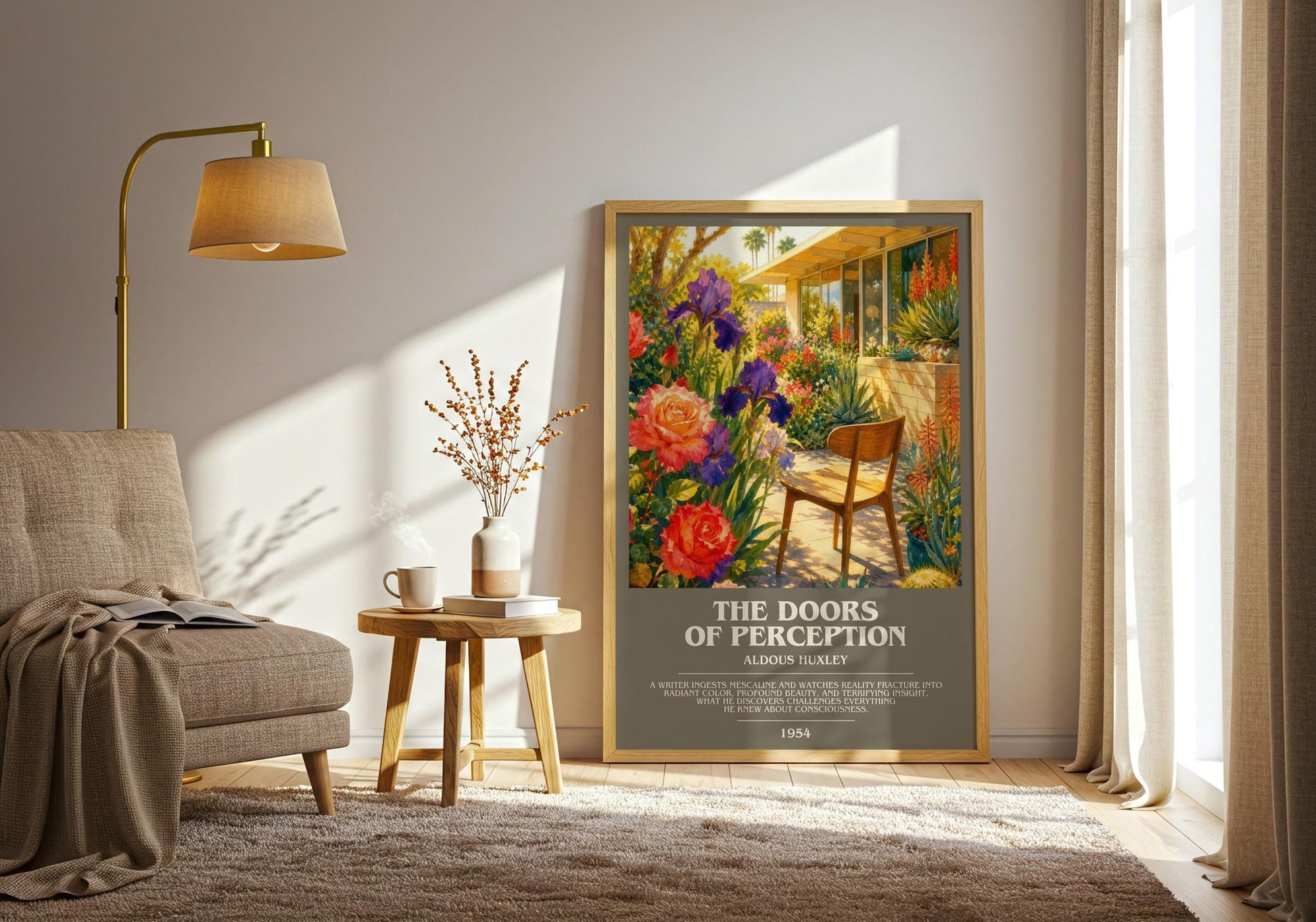 The Doors Of Perception Bookish Wall Art by Aldous Huxley