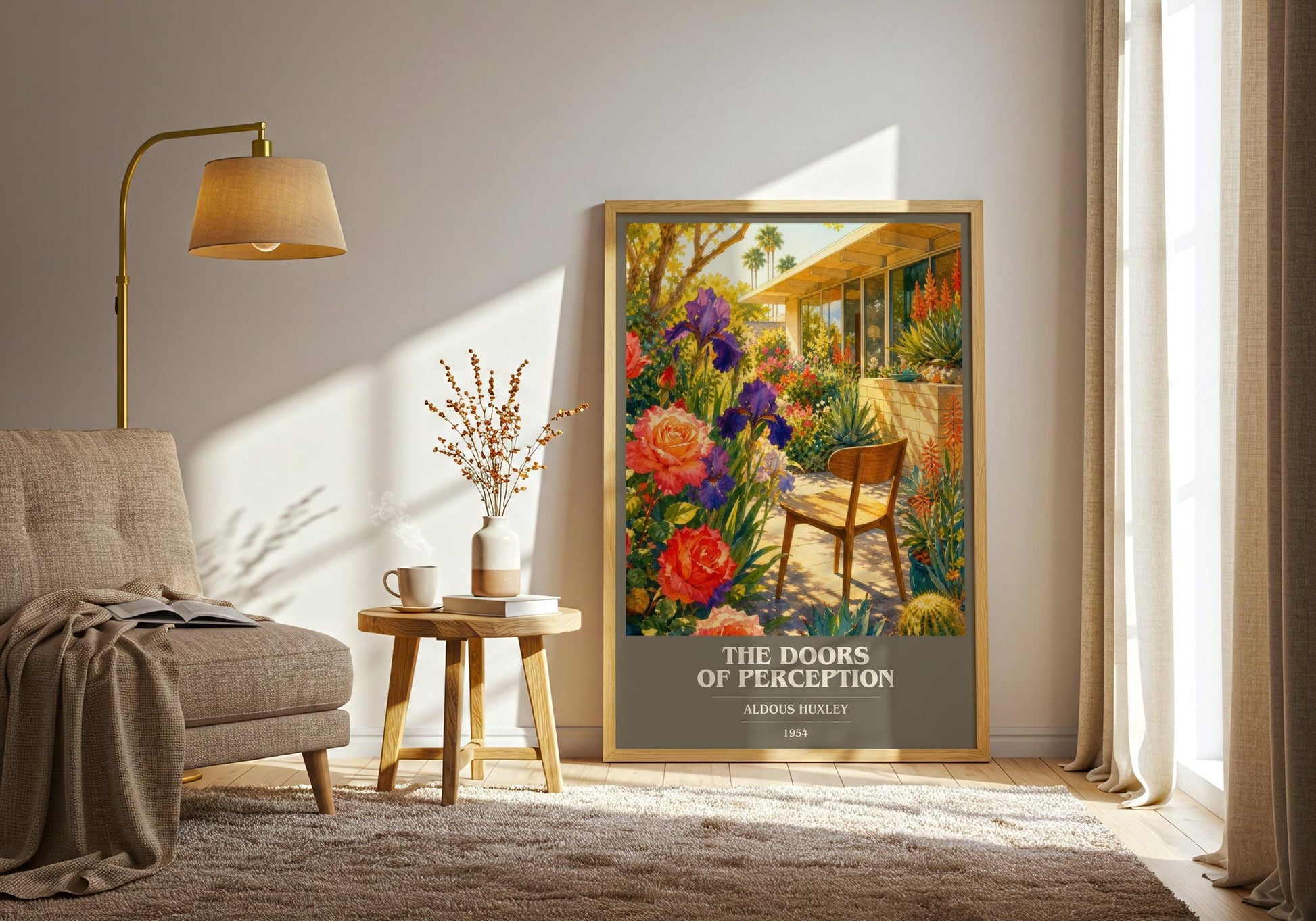 The Doors Of Perception Book Cover Poster by Aldous Huxley