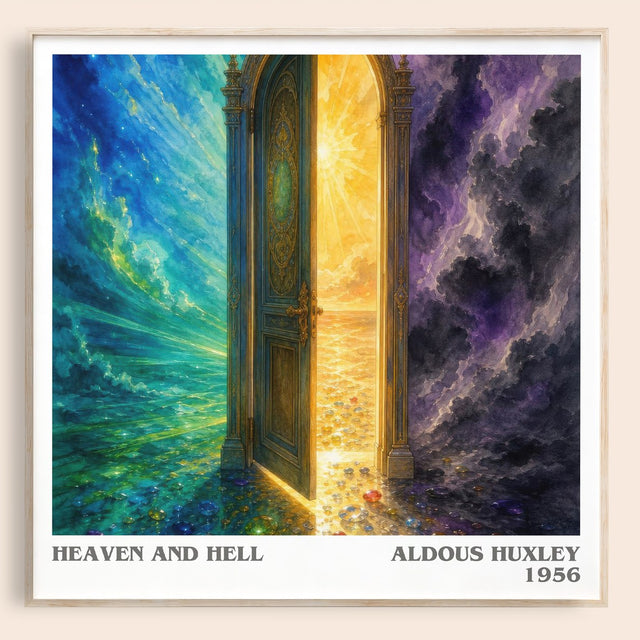 Heaven And Hell Literary Art Print by Aldous Huxley
