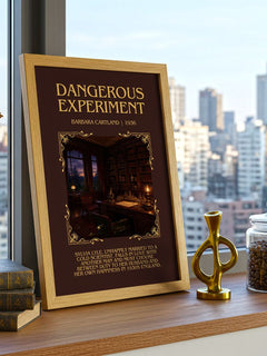 Dangerous Experiment Minimalist Book Poster by Barbara Cartland – image 3