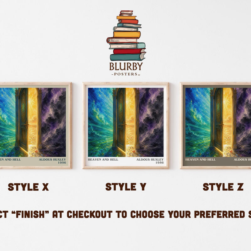 Heaven And Hell Literary Art Print by Aldous Huxley