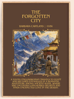 The Forgotten City Minimalist Book Poster by Barbara Cartland – image 1