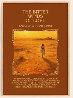 The Bitter Winds Of Love Minimalist Book Poster by Barbara Cartland – image 1