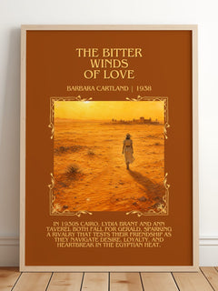 The Bitter Winds Of Love Minimalist Book Poster by Barbara Cartland – image 2