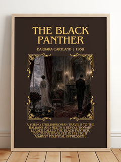 The Black Panther Minimalist Book Poster by Barbara Cartland – image 2