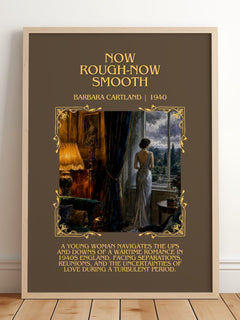Now Rough-Now Smooth Minimalist Book Poster by Barbara Cartland – image 2