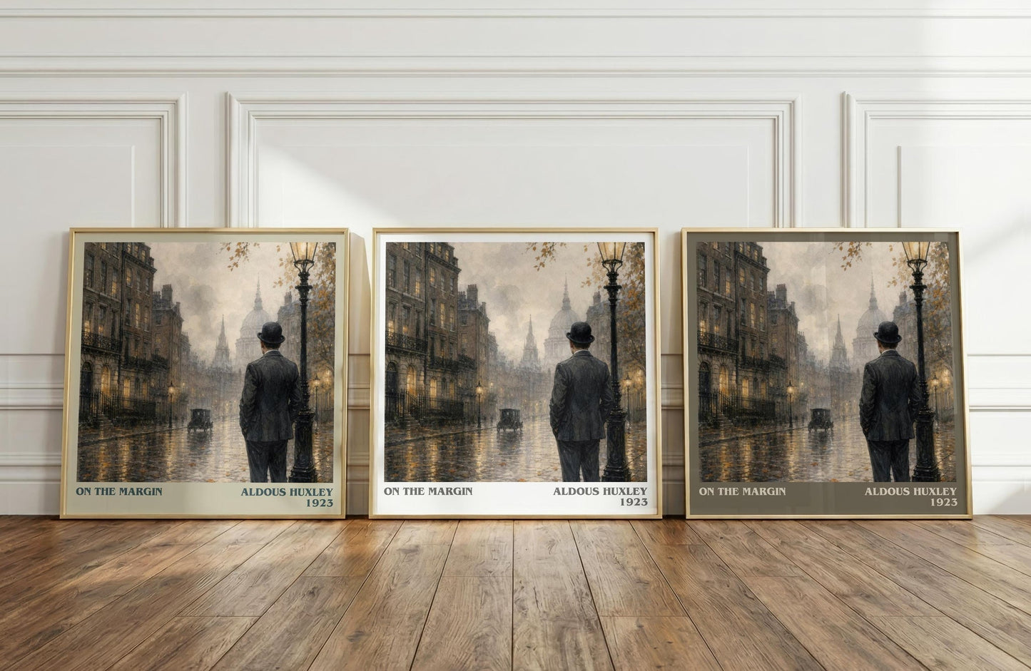 On The Margin Literary Art Print by Aldous Huxley