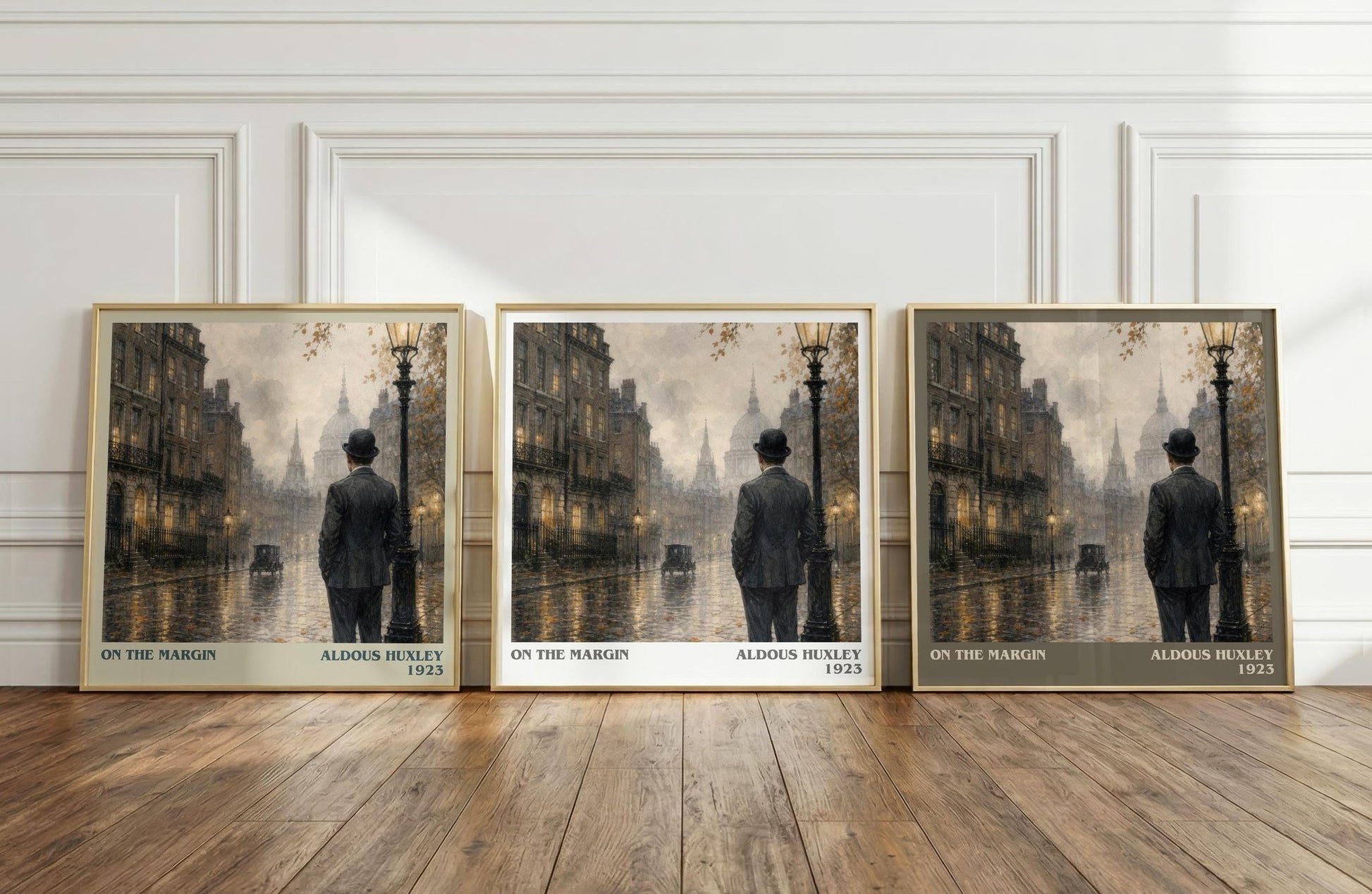 On The Margin Literary Art Print by Aldous Huxley