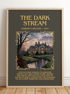 The Dark Stream Minimalist Book Poster by Barbara Cartland – image 2