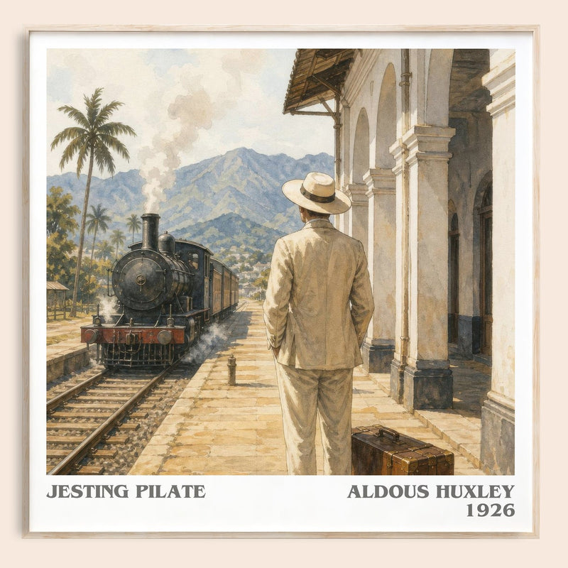 Jesting Pilate Literary Art Print by Aldous Huxley