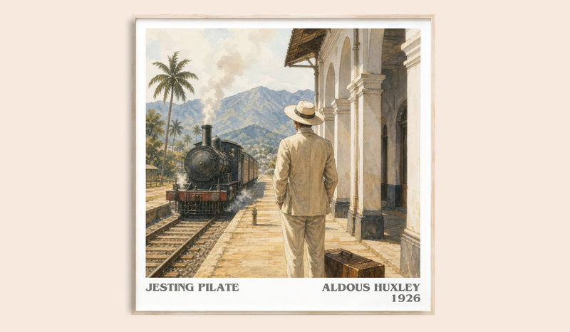 Jesting Pilate Literary Art Print by Aldous Huxley