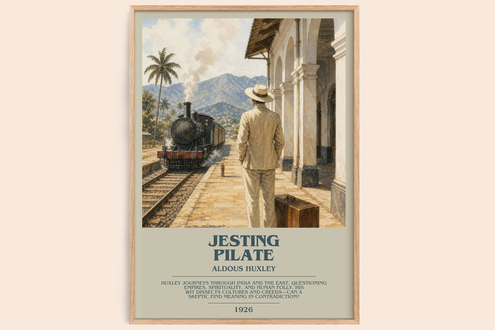 Jesting Pilate Bookish Wall Art by Aldous Huxley