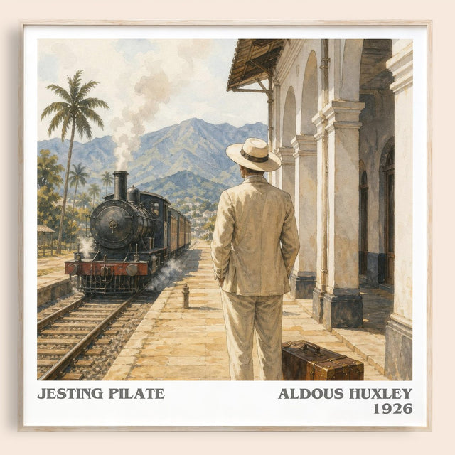 Jesting Pilate Literary Art Print by Aldous Huxley