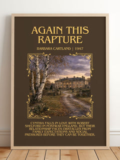 Again This Rapture Minimalist Book Poster by Barbara Cartland – image 2