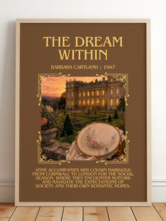 The Dream Within Minimalist Book Poster by Barbara Cartland – image 2