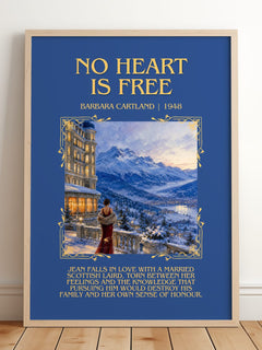 No Heart Is Free Minimalist Book Poster by Barbara Cartland – image 2