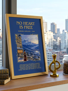 No Heart Is Free Minimalist Book Poster by Barbara Cartland – image 3