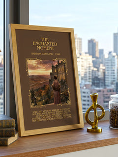 The Enchanted Moment Minimalist Book Poster by Barbara Cartland – image 3