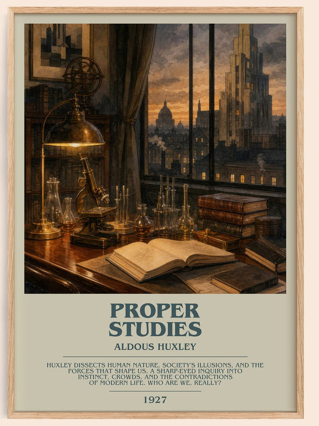 Proper Studies Bookish Wall Art by Aldous Huxley