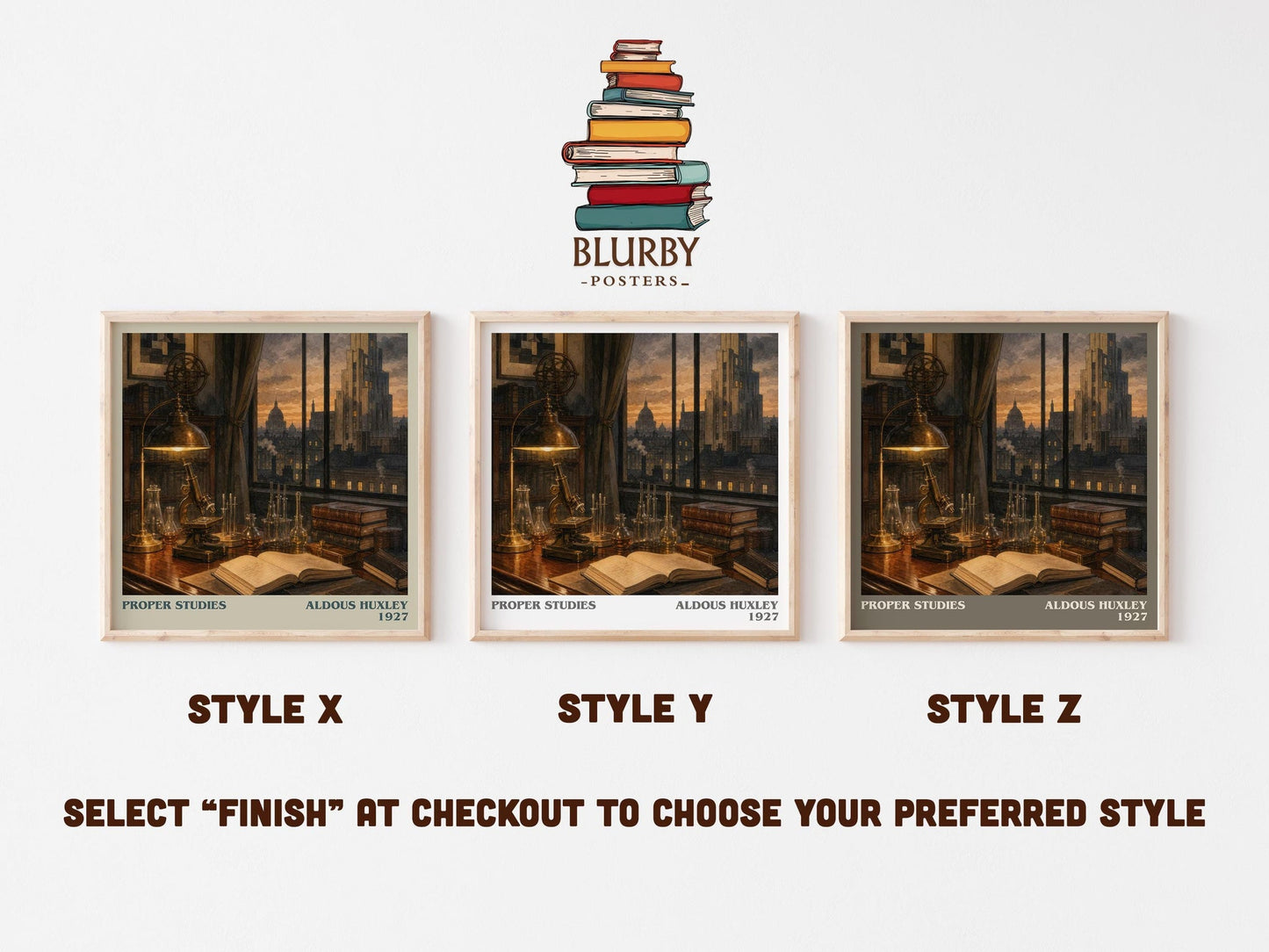 Proper Studies Literary Art Print by Aldous Huxley