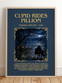 Cupid Rides Pillion Minimalist Book Poster by Barbara Cartland – image 2