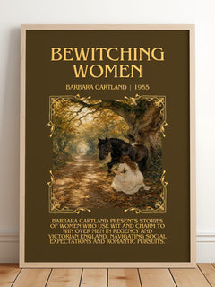Bewitching Women Minimalist Book Poster by Barbara Cartland – image 2
