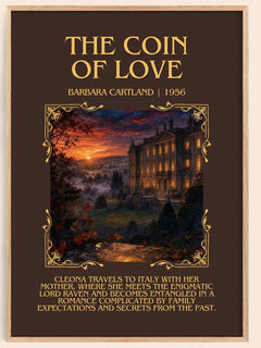 The Coin Of Love Minimalist Book Poster by Barbara Cartland – image 1