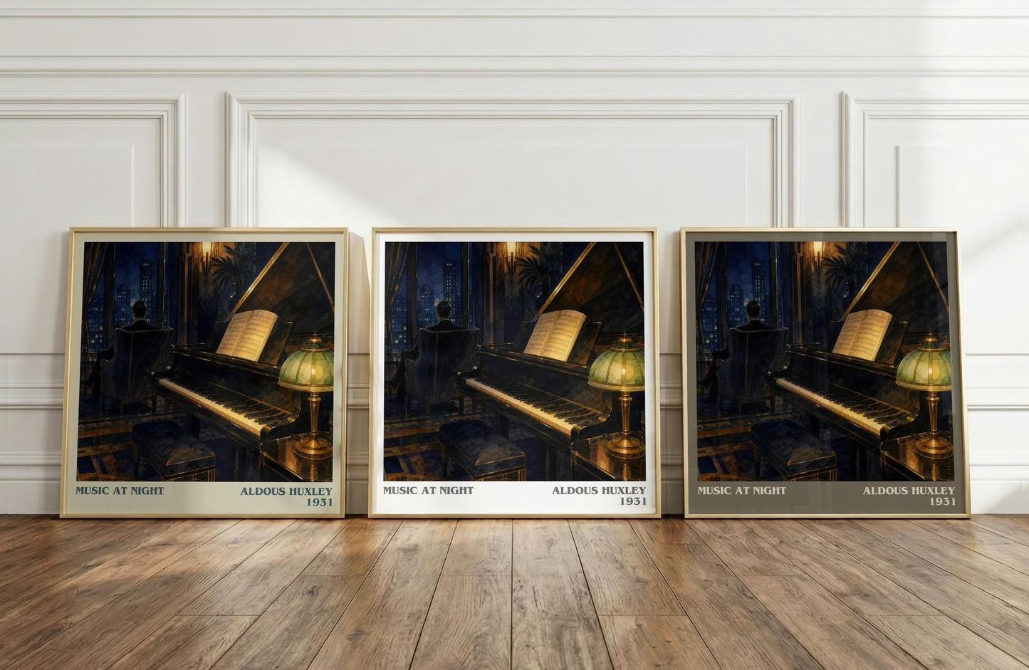 Music At Night Literary Art Print by Aldous Huxley