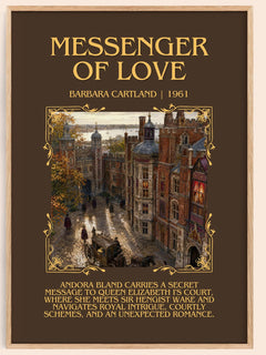 Messenger Of Love Minimalist Book Poster by Barbara Cartland – image 1