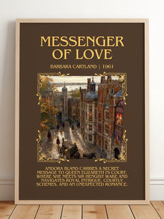 Messenger Of Love Minimalist Book Poster by Barbara Cartland – image 2