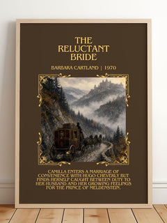 The Reluctant Bride Minimalist Book Poster by Barbara Cartland – image 2