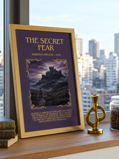 The Secret Fear Minimalist Book Poster by Barbara Cartland – image 3