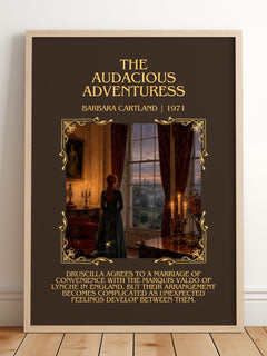 The Audacious Adventuress Minimalist Book Poster by Barbara Cartland – image 2
