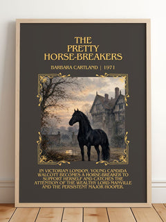 The Pretty Horse-Breakers Minimalist Book Poster by Barbara Cartland – image 2