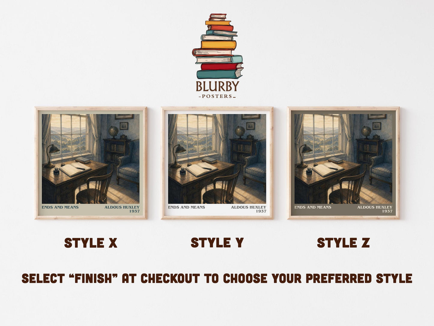 Ends And Means Literary Art Print by Aldous Huxley
