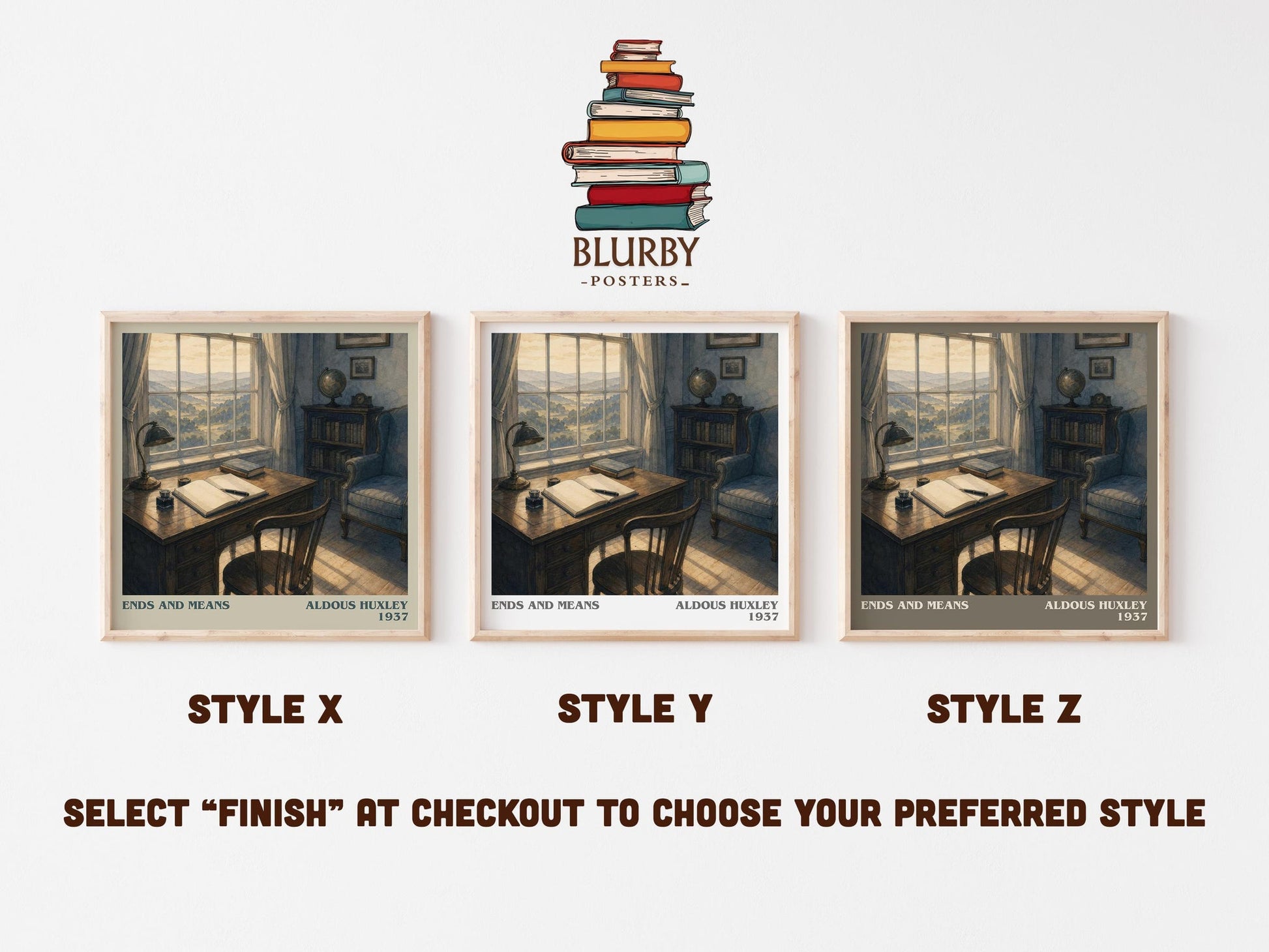 Ends And Means Literary Art Print by Aldous Huxley