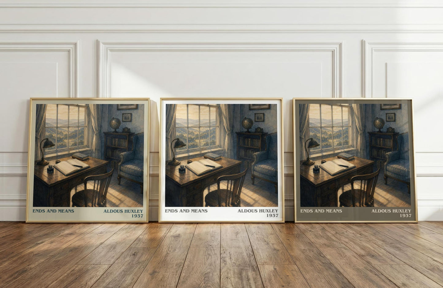 Ends And Means Literary Art Print by Aldous Huxley